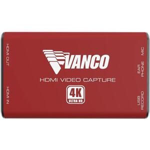 Vanco 4K HDMI to USB Video Capture Device w/Audio De & Embedding